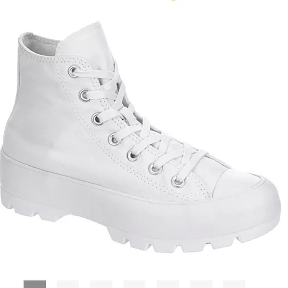 Converse Shoes - BRAND NEW CONVERSE WOMENS CHUCK TAYLOR ALL STAR LUGGED HIGH TOP SNEAKER - WHITE